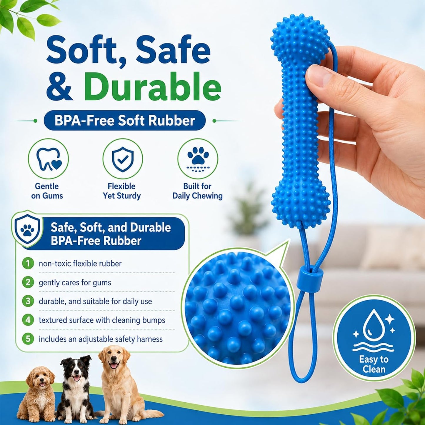 BrushBuddy™ Dual-Action Dog Toothbrushing Aid